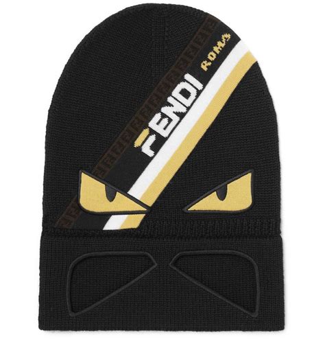 mens fendi beanie|fendi beanie hat for sale.